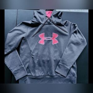 UNDER ARMOUR, Size Large, Semi-Fitted Cold Gear, Hoodie Sweater